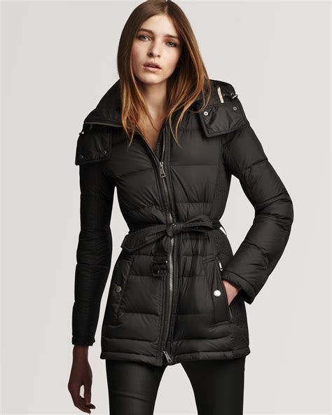 burberry brit moreton womens puffer|burberry cashmere jacket.